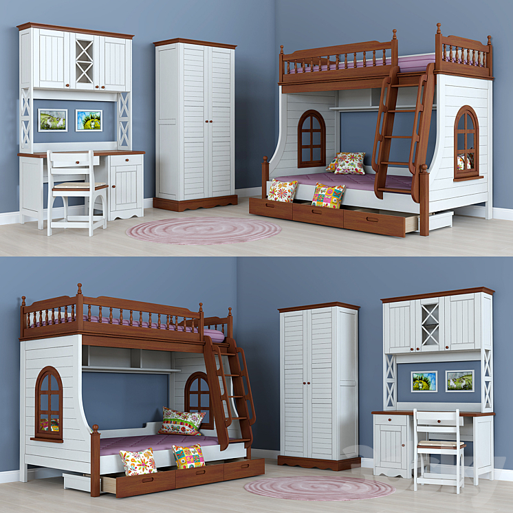 Children's Furniture 02 3DS Max - thumbnail 1