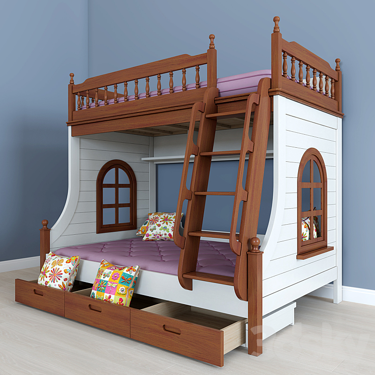 Children's Furniture 02 3DS Max - thumbnail 2