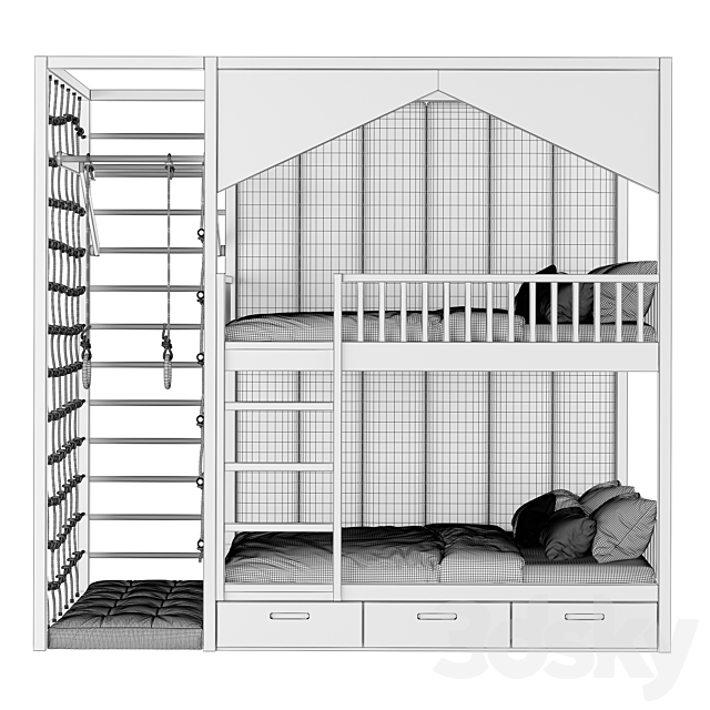 Children’s furniture 39 3DS Max Model - thumbnail 3