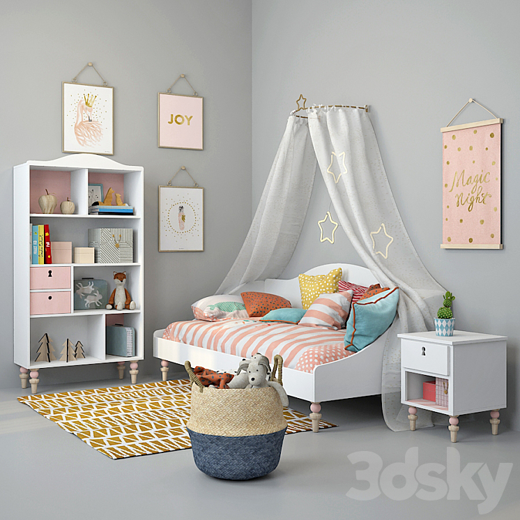 Children's furniture and accessories 16 3DS Max - thumbnail 1