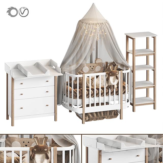 Children’s furniture Ellipse Classic series for children up to 4 years old 3ds Max - thumbnail 1