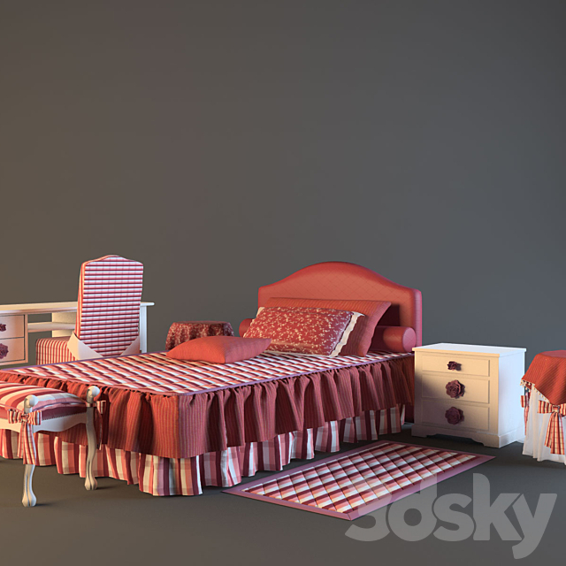 children’s furniture Halley 3DSMax File - thumbnail 1