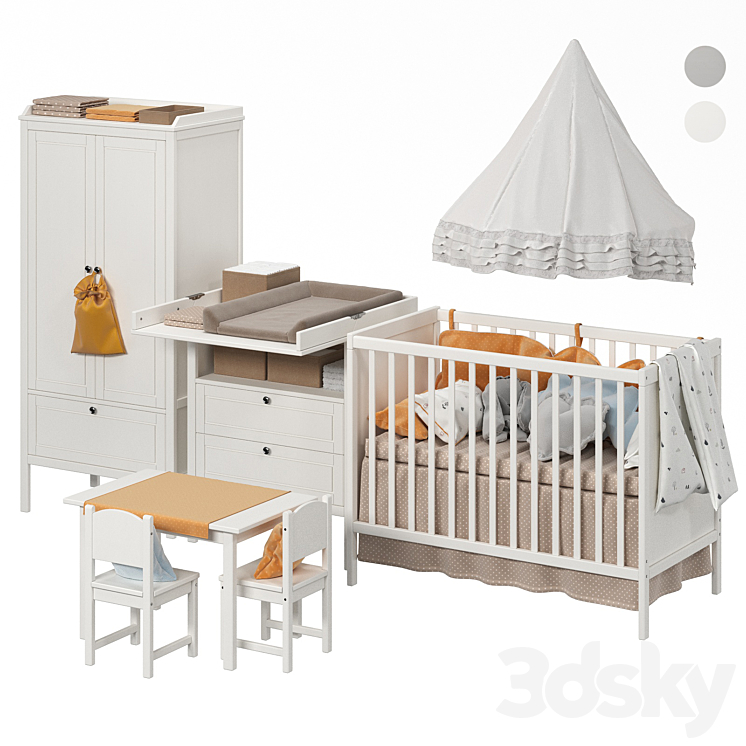 Children's furniture Ikea SUNDVIK SUNDVIK 2 colors 3DS Max - thumbnail 1