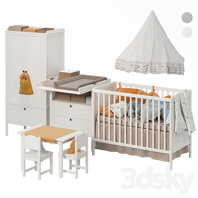 Children’s furniture Ikea SUNDVIK SUNDVIK 2 colors 3DSMax File - thumbnail 1