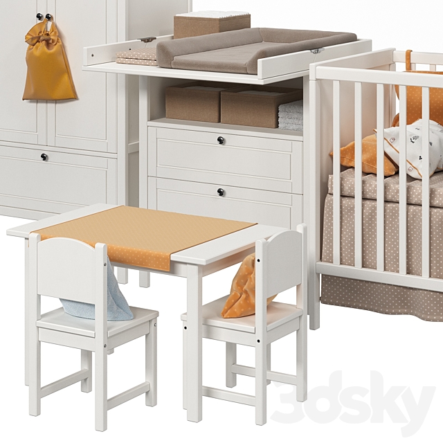 Children’s furniture Ikea SUNDVIK SUNDVIK 2 colors 3DSMax File - thumbnail 3