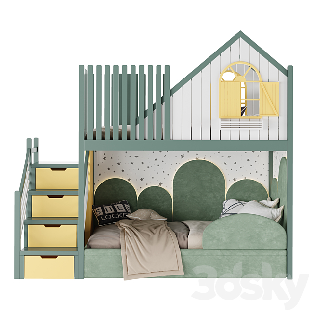 Children’s furniture set 15 3DSMax File - thumbnail 1