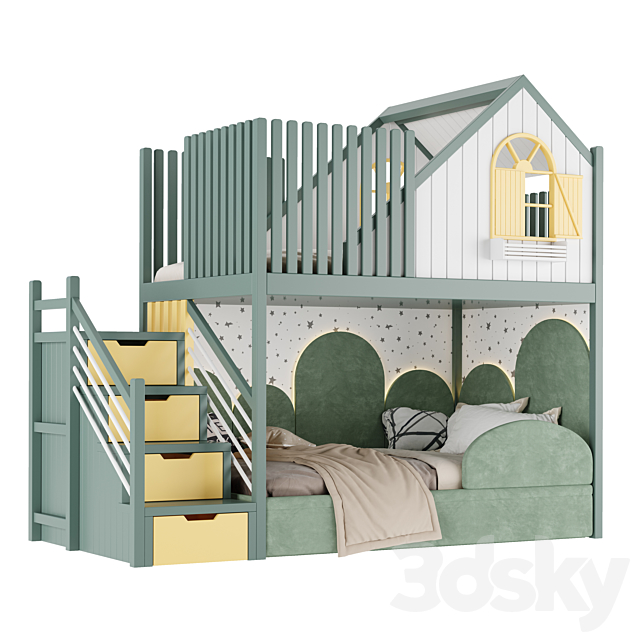 Children’s furniture set 15 3DSMax File - thumbnail 2