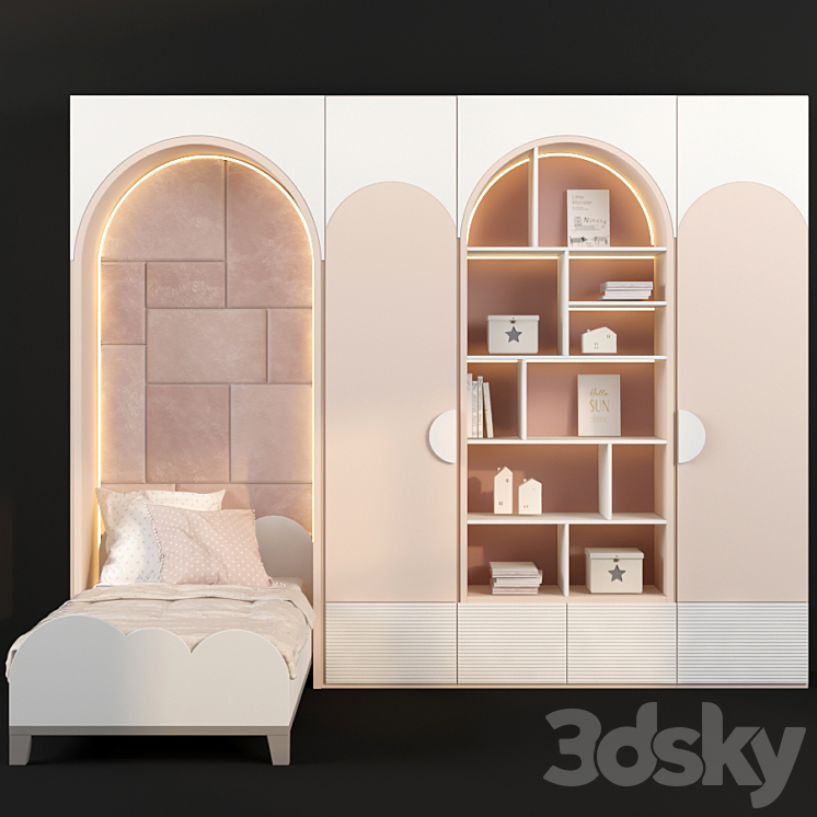 Children's furniture to order 202 3DS Max - thumbnail 1