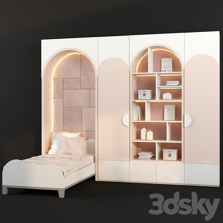 Children's furniture to order 202 3DS Max - thumbnail 2