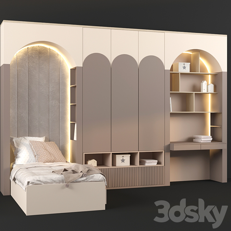 Children's furniture to order 209 3DS Max - thumbnail 2