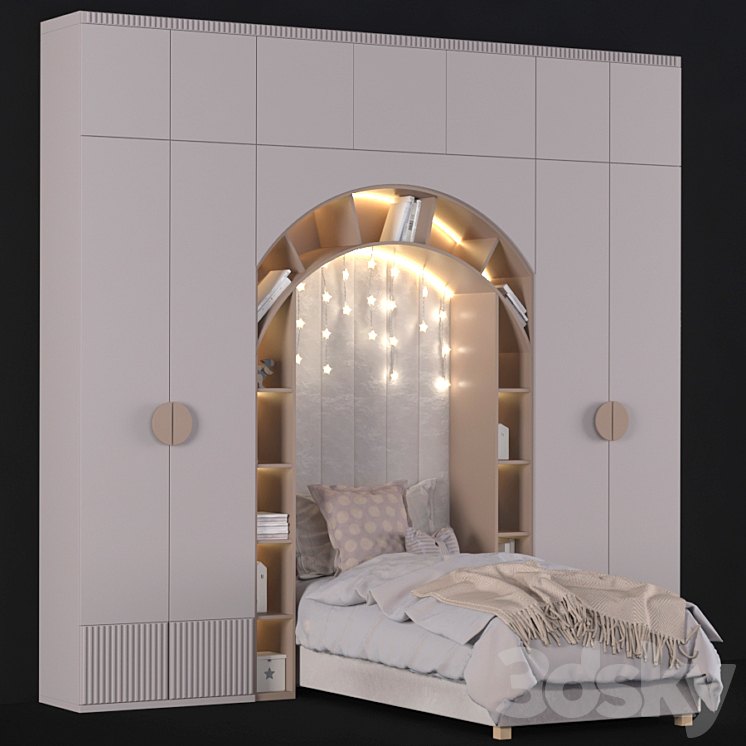Children's furniture to order 211 3DS Max - thumbnail 2