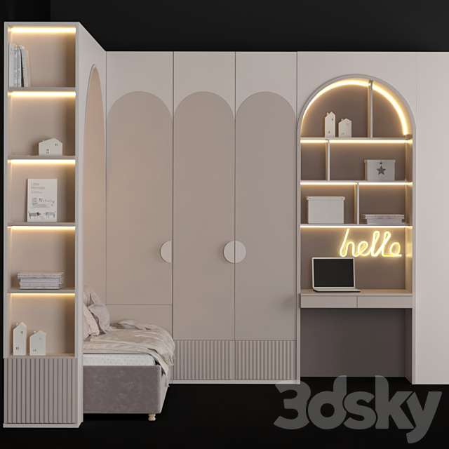 Children’s furniture to order 212 3DS Max Model - thumbnail 3