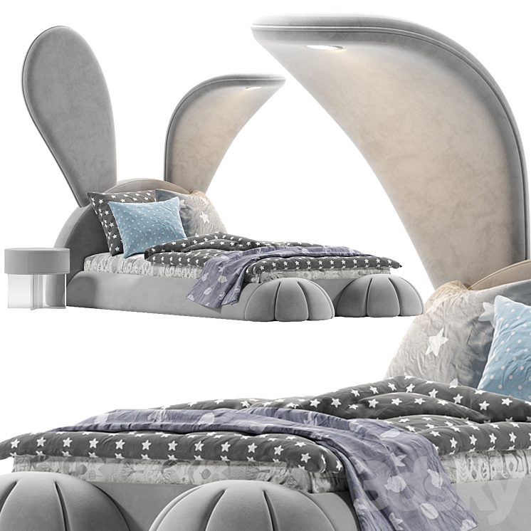 CIRCU – MR.BUNNY bed 3DS Max - thumbnail 2