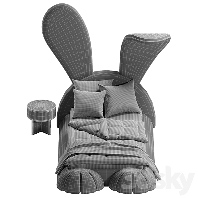 CIRCU – MR.BUNNY bed 3DSMax File - thumbnail 5