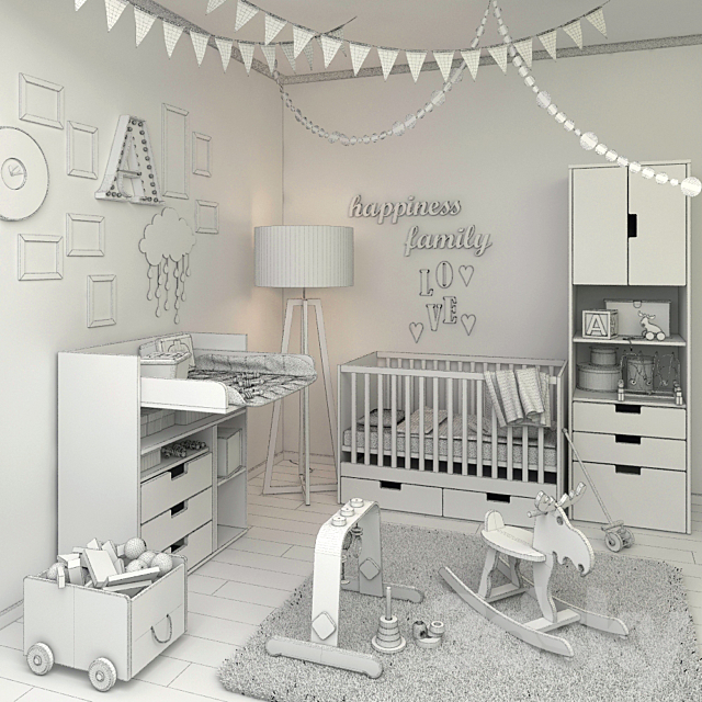 Decorative set for a children ?3 3DSMax File - thumbnail 3