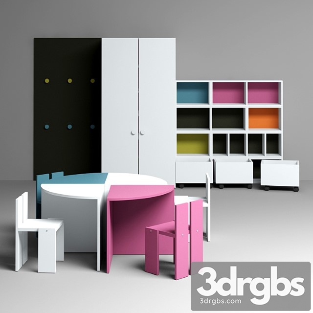 Funiture Children 4 3dsmax Download - thumbnail 1