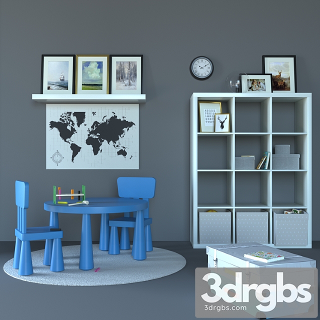 Funiture Children 5 3dsmax Download - thumbnail 1