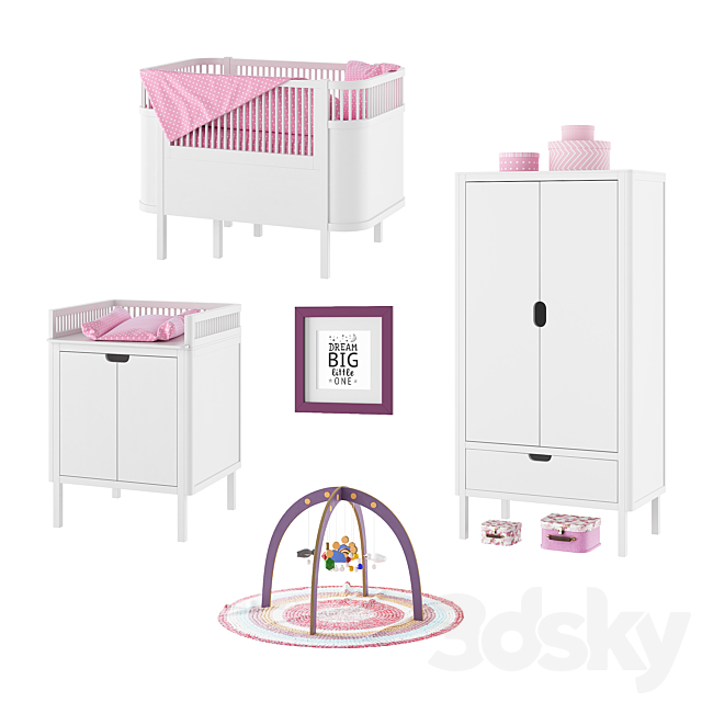 Furniture for children 3DSMax File - thumbnail 1