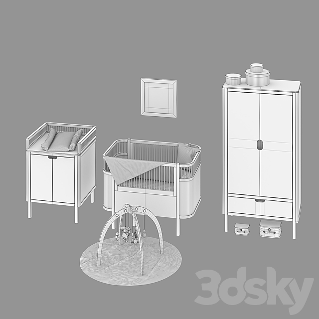 Furniture for children 3DSMax File - thumbnail 3