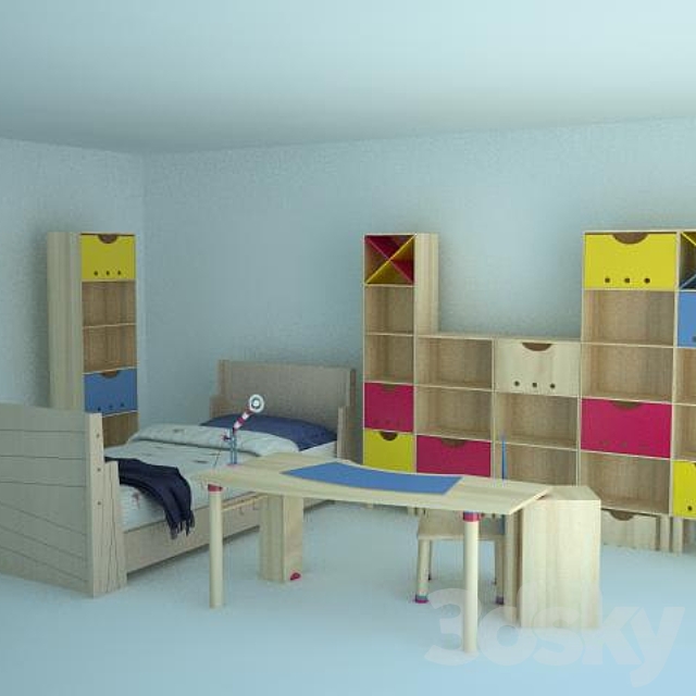 furniture for children 3DSMax File - thumbnail 1