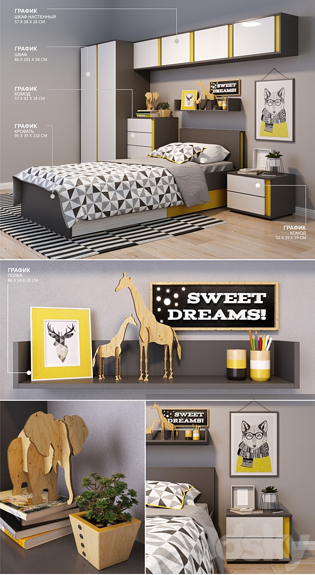 GRAPHIC_bedroom 3DS Max Model - thumbnail 2