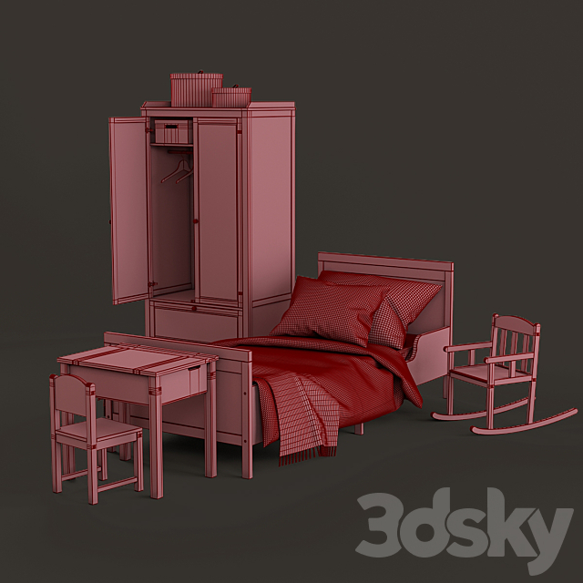 IKEA set # 3 3DSMax File - thumbnail 3