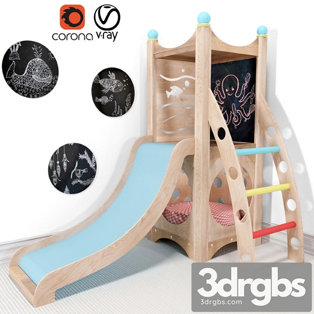 Indoor Playset 3dsmax Download - thumbnail 1