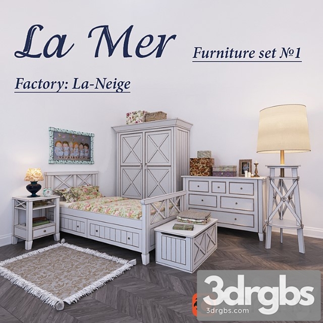 Lamer Furniture Set No 1 3dsmax Download - thumbnail 1