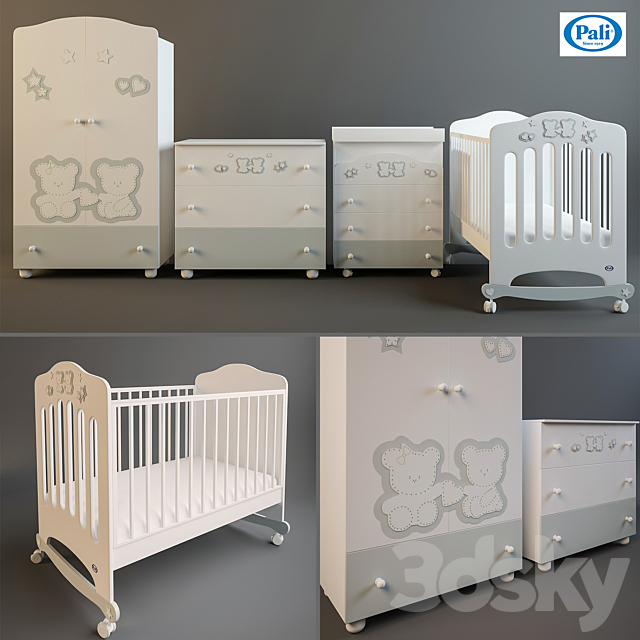 Set children’s furniture PALI PRESTIGE 3DSMax File - thumbnail 1