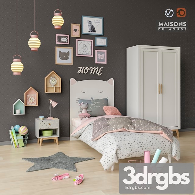 Toys and Furniture Set 11 3dsmax Download - thumbnail 1