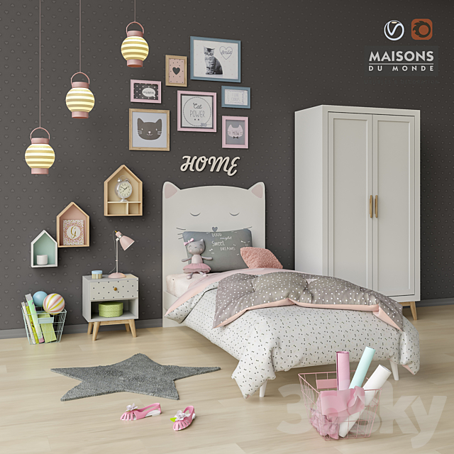 Toys and furniture set 11 3DSMax File - thumbnail 1