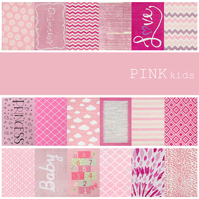 18 kids carpets colour PINK 3DSMax File - thumbnail 1