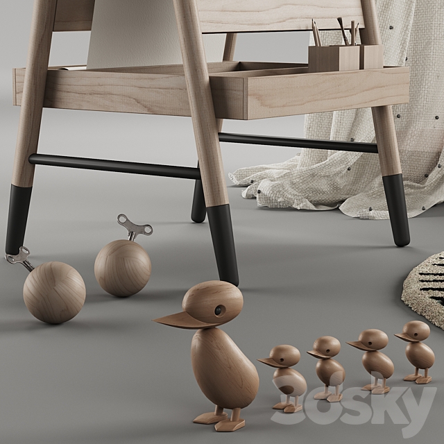 396 Childrens play area 01 toys decor and furniture for kids 01 3DS Max Model - thumbnail 4