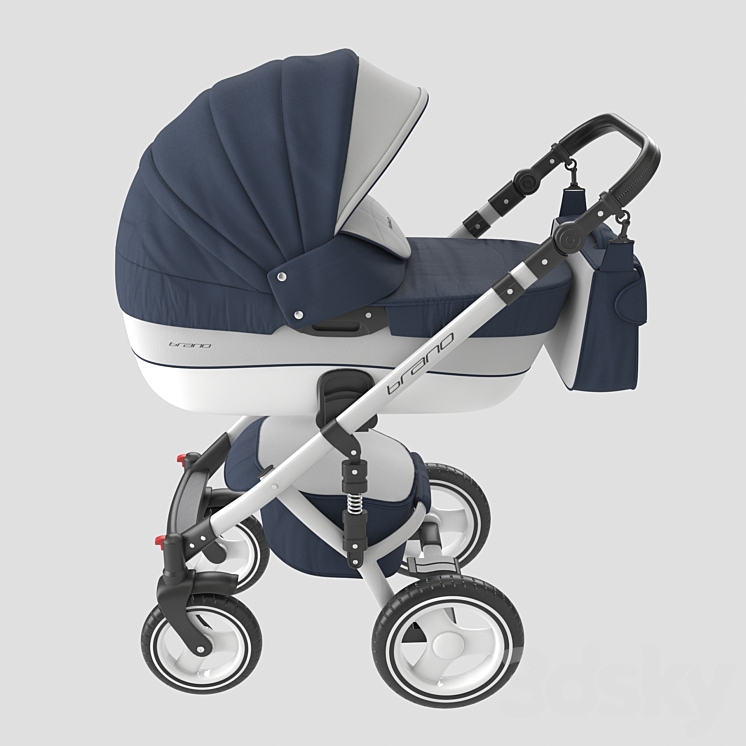 Baby carriage – Riko Brano Ecco 3DS Max - thumbnail 2