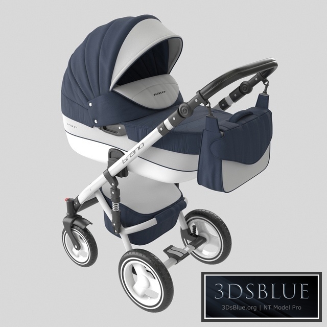 Baby carriage – Riko Brano Ecco 3DS Max - thumbnail 3