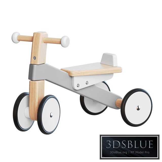 Bajo Wooden Cycle First Trike 3DS Max - thumbnail 3