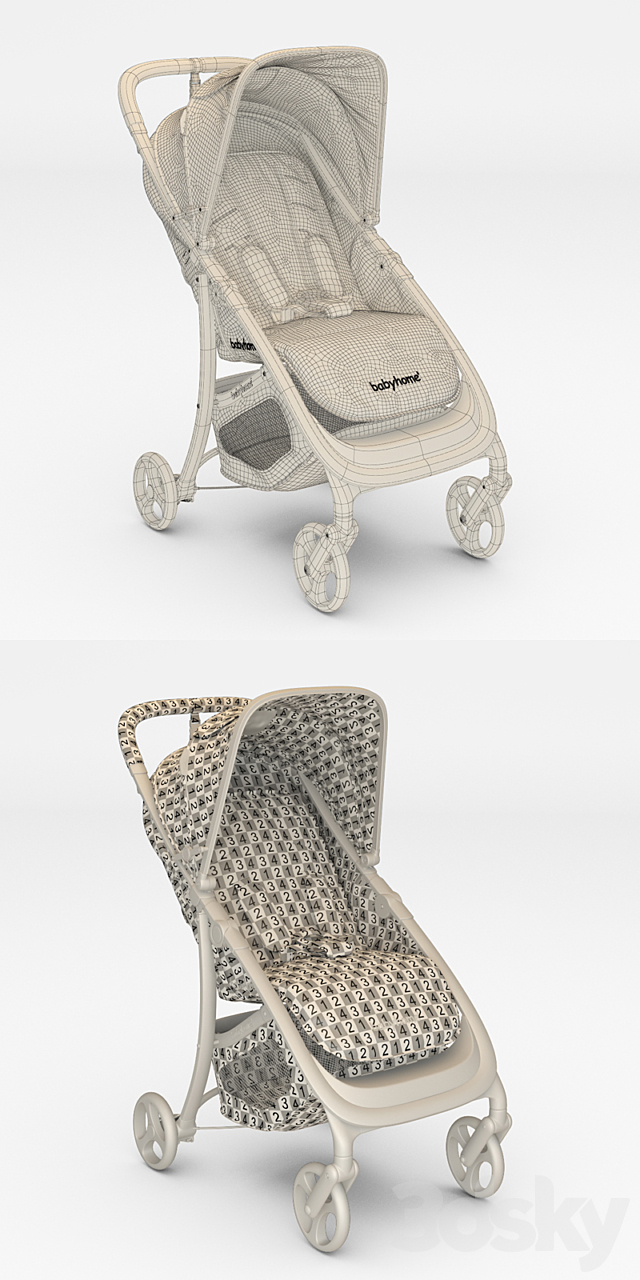 Buggy BabyHome Emotion 3DS Max Model - thumbnail 3