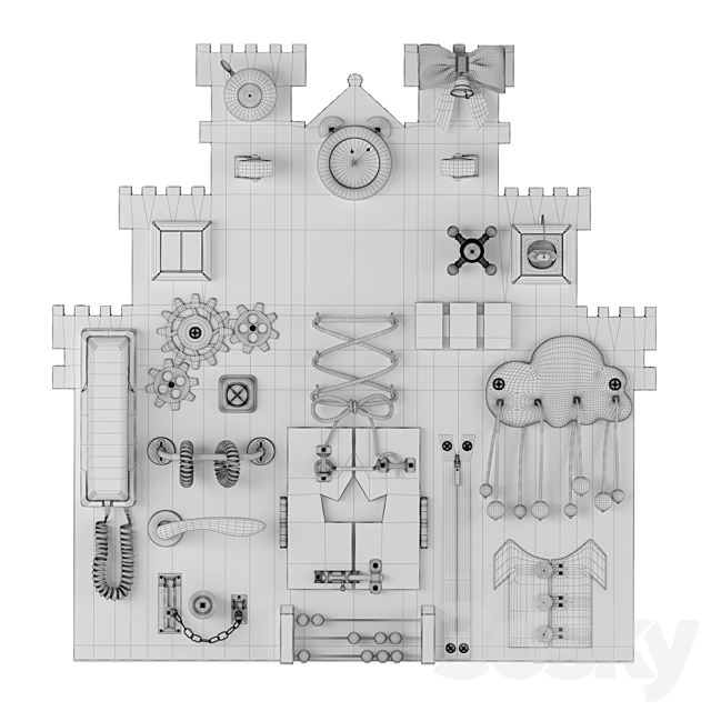 Busyboard boy 3DS Max Model - thumbnail 3