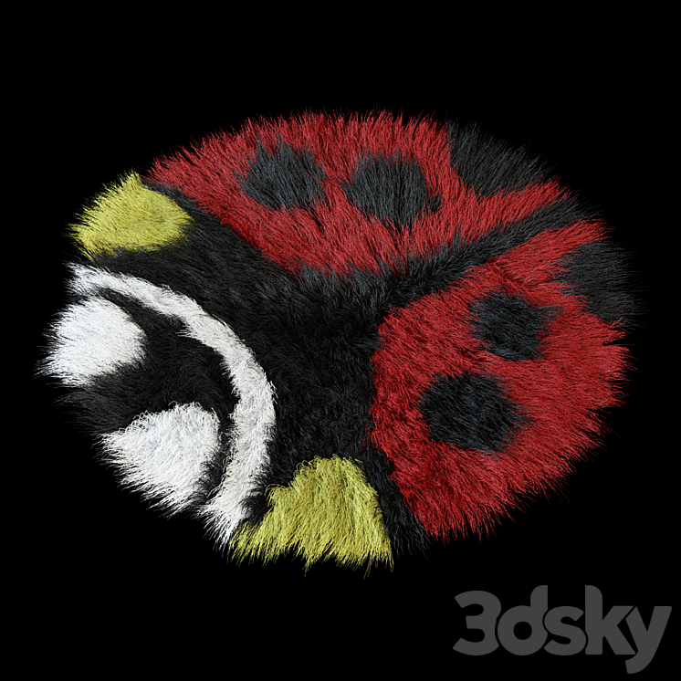 Carpet Ladybird children 3DS Max - thumbnail 2