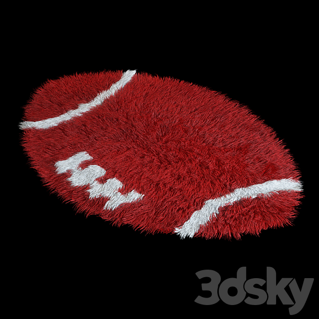 Carpet Round Soccer 3DS Max Model - thumbnail 2