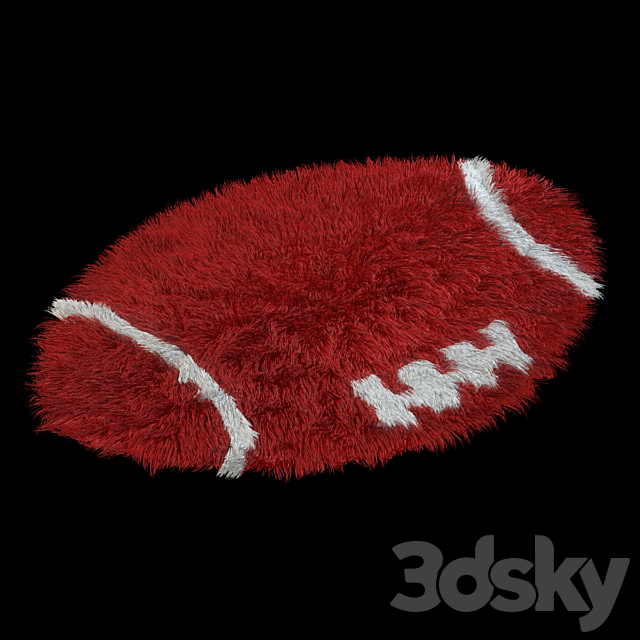 Carpet Round Soccer 3DS Max Model - thumbnail 3