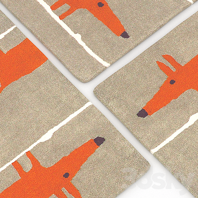 Carpet Scion Mr Fox Cinnamon Rug 3DSMax File - thumbnail 2