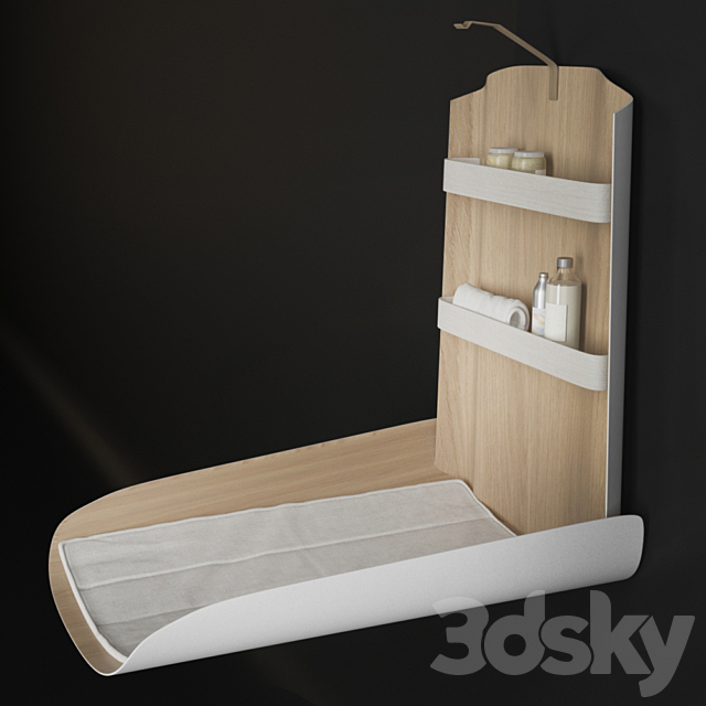 Changing table Wall ByBO Nathi 3DS Max Model - thumbnail 2