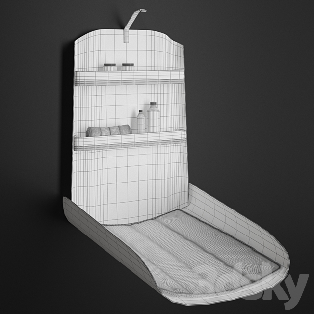 Changing table Wall ByBO Nathi 3DS Max Model - thumbnail 3