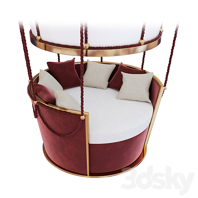 Child room bed (baby) Furnitures 3DSMax File - thumbnail 2