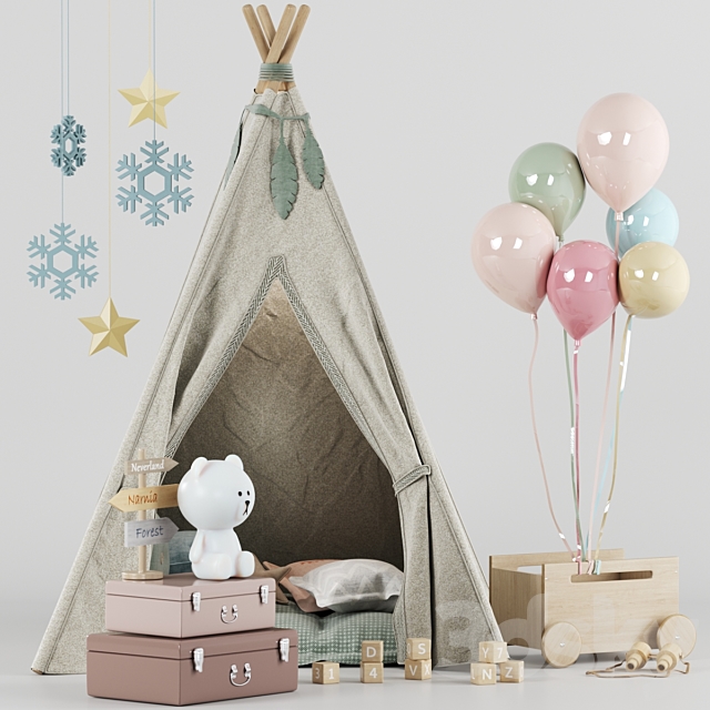 Child Room Decor-11 3DSMax File - thumbnail 3