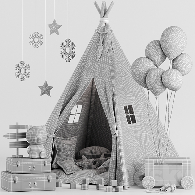 Child Room Decor-11 3DSMax File - thumbnail 5