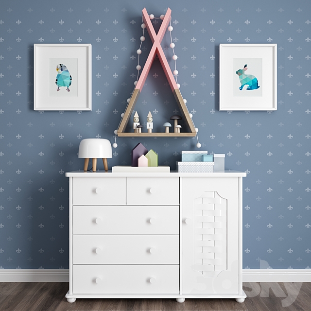 Children Decor Set 3DSMax File - thumbnail 1