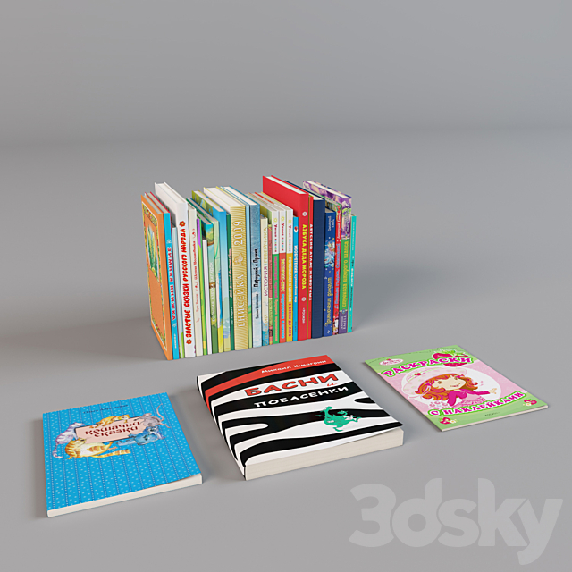 Children’s books 3DSMax File - thumbnail 2