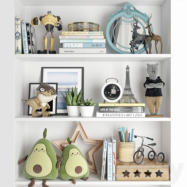 children’s decor set 3DSMax File - thumbnail 1